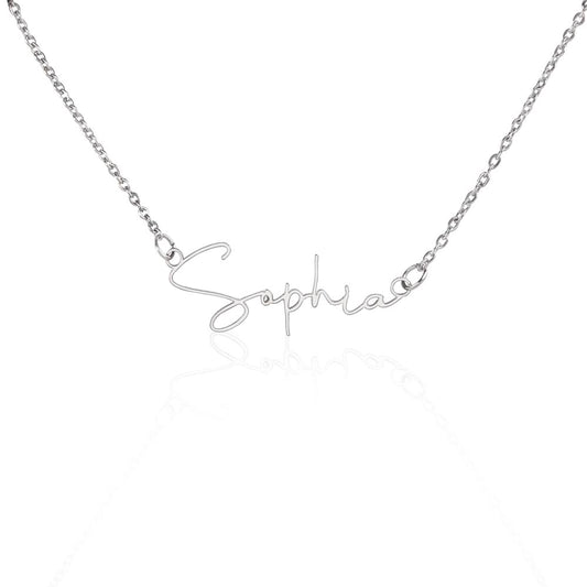 Stylish Signature Necklace for a Unique Look