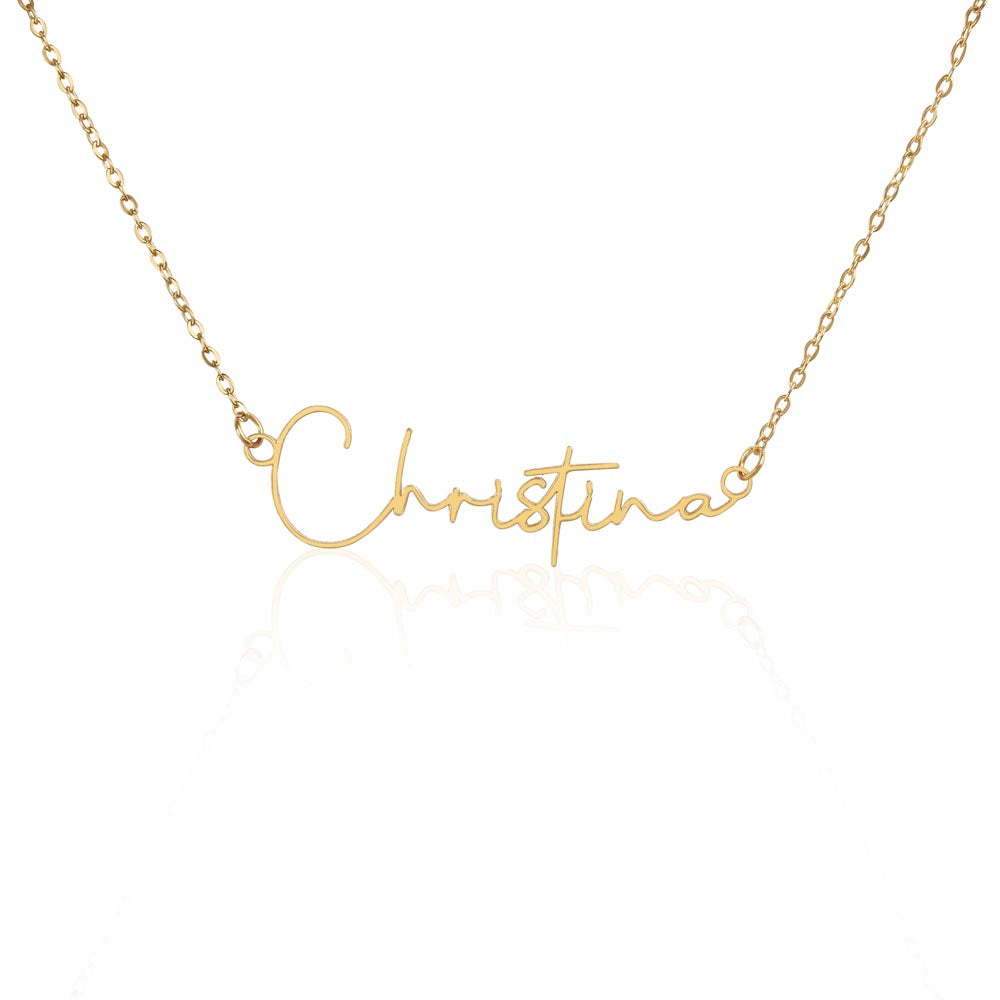 Stylish Signature Necklace for a Unique Look